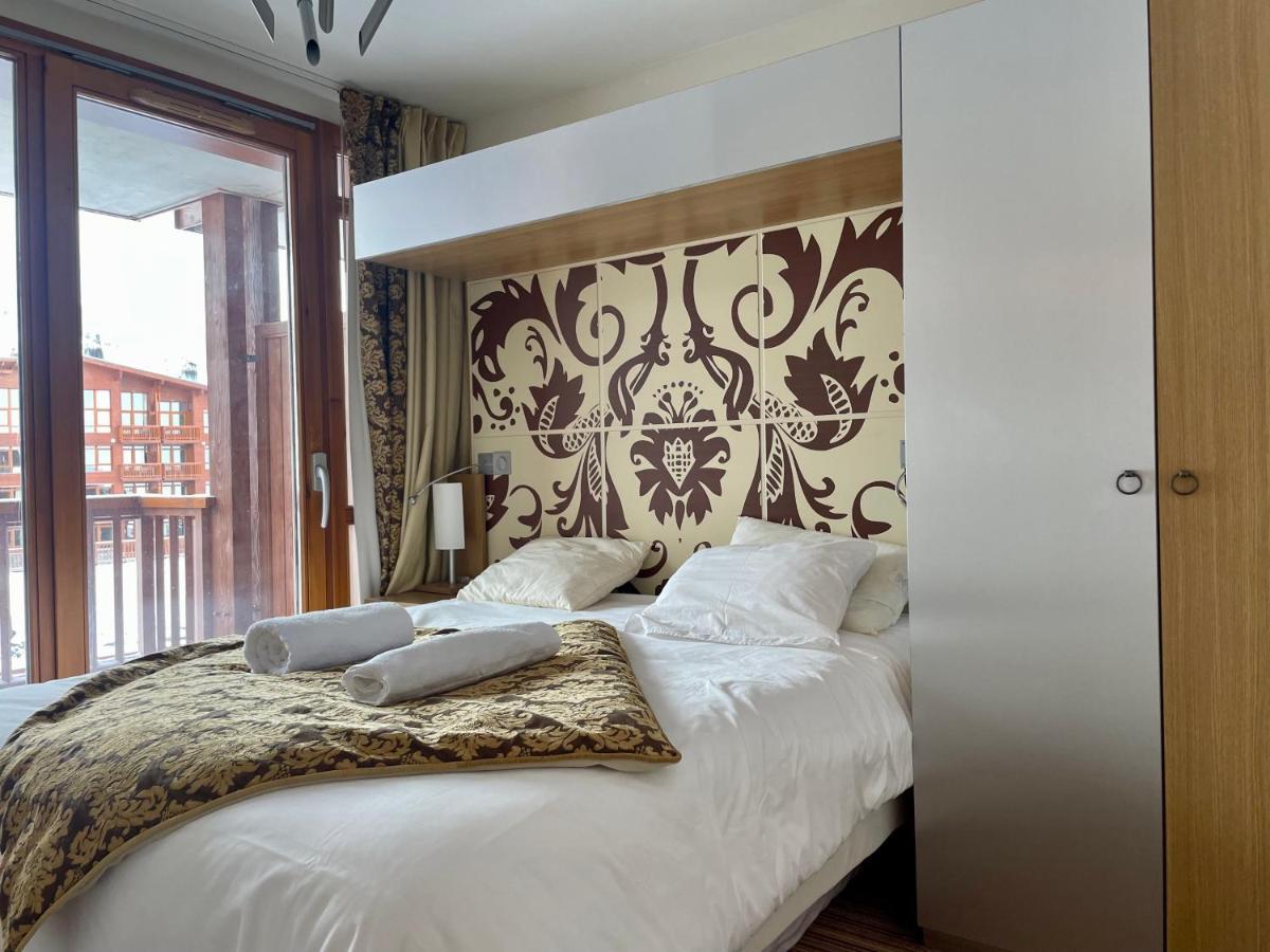 Confort Et Espace Pour Cet Appartement Duplex De 100 M2 Avec Grand Sejour Expose Sud Avec Cheminee, 4 Chambres , Acces Direct Aux Pistes De Ski Et Au Golf Dans La Residence Edenarc Avec Piscine, Jacuzzi Et Spa 부르생모리스 외부 사진